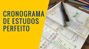 como fazer um cronograma de estudos para concurso